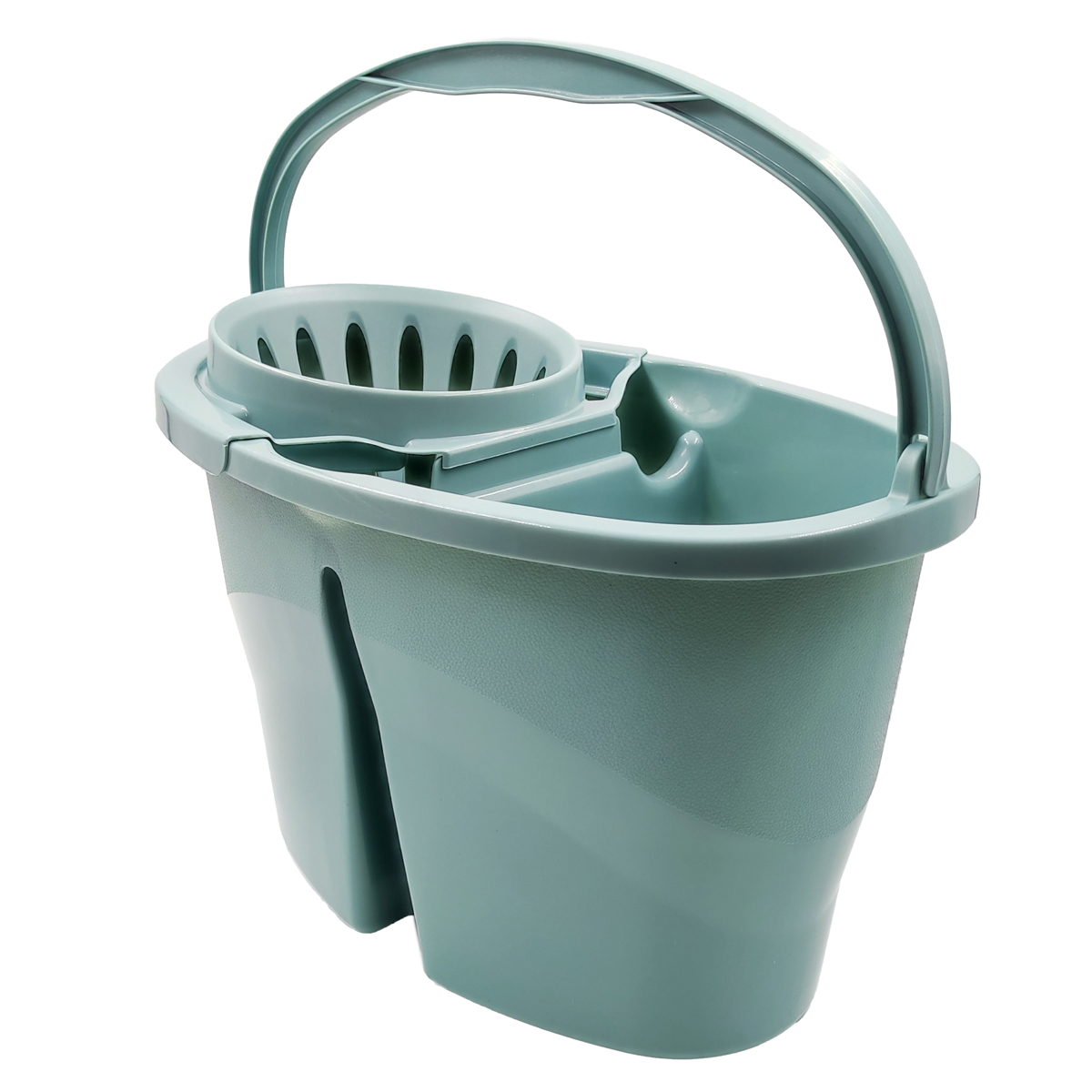 Balde Com Espremedor Stoneblue Com Divis&oacute;ria 16L