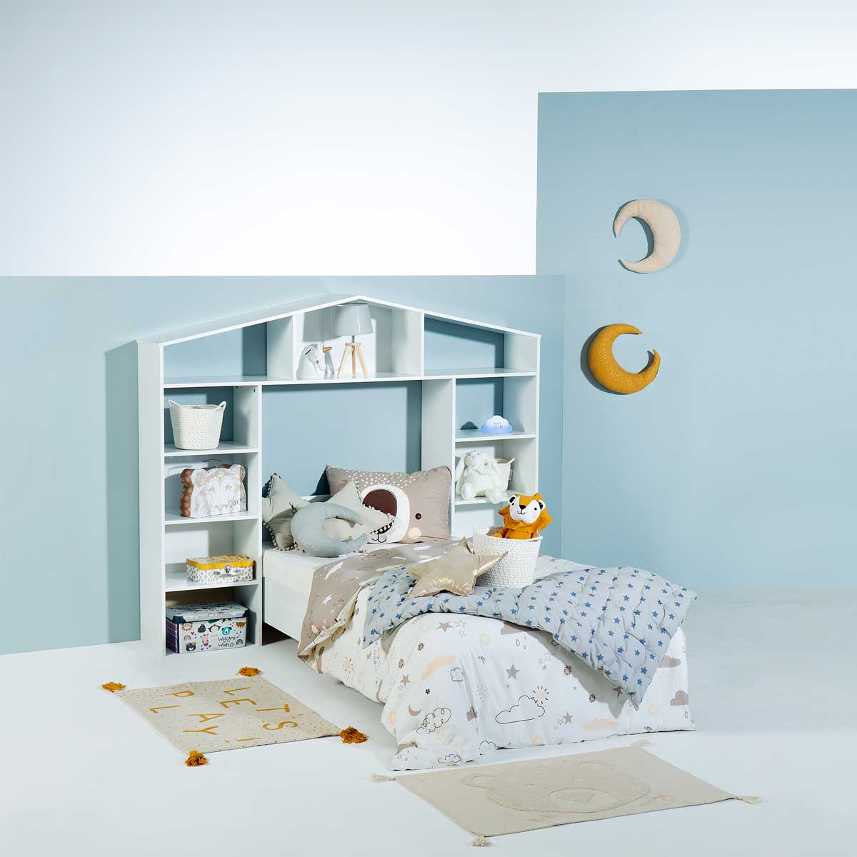 Funda Nórdica Y De Cojín Oso 140x200Cm