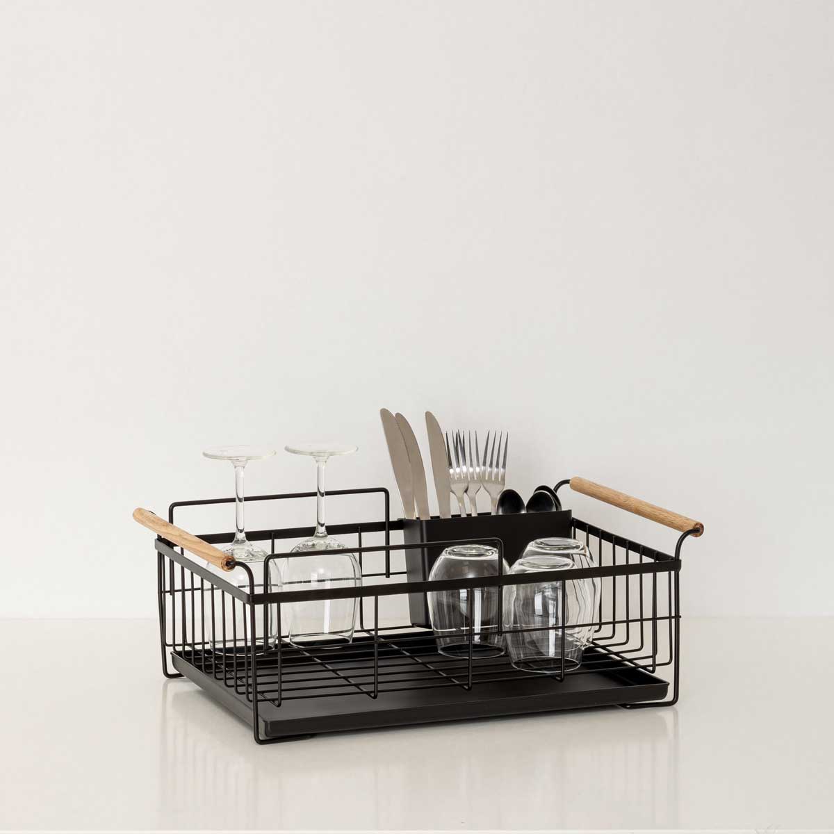 Escurreplatos BlackWood Negro