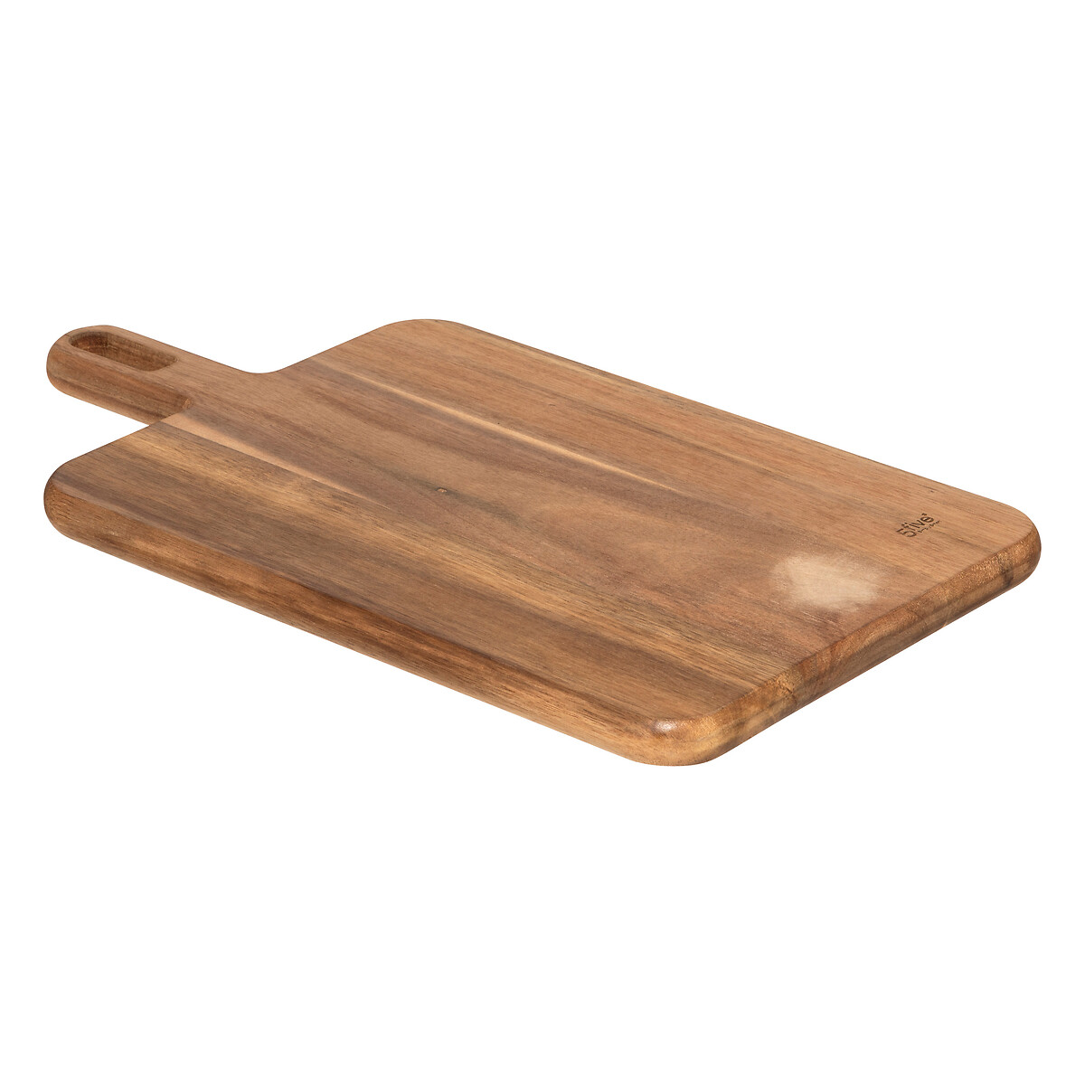 Tabla de cortar marr&oacute;n de madera de acacia