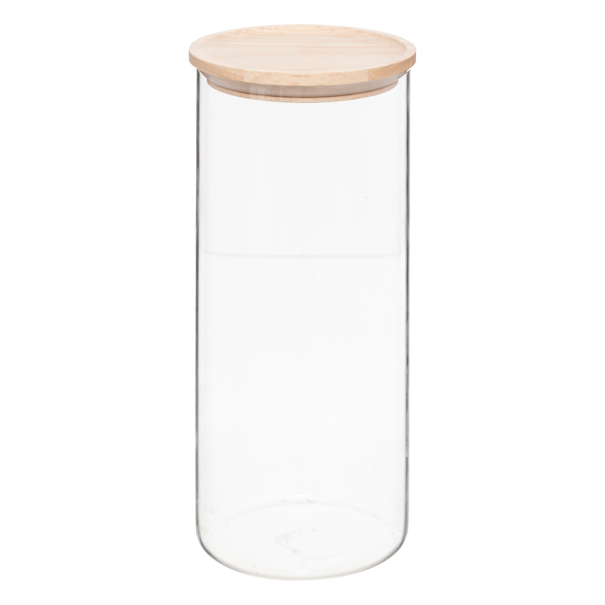 Set 3 tarros de vidrio con tapa de madera