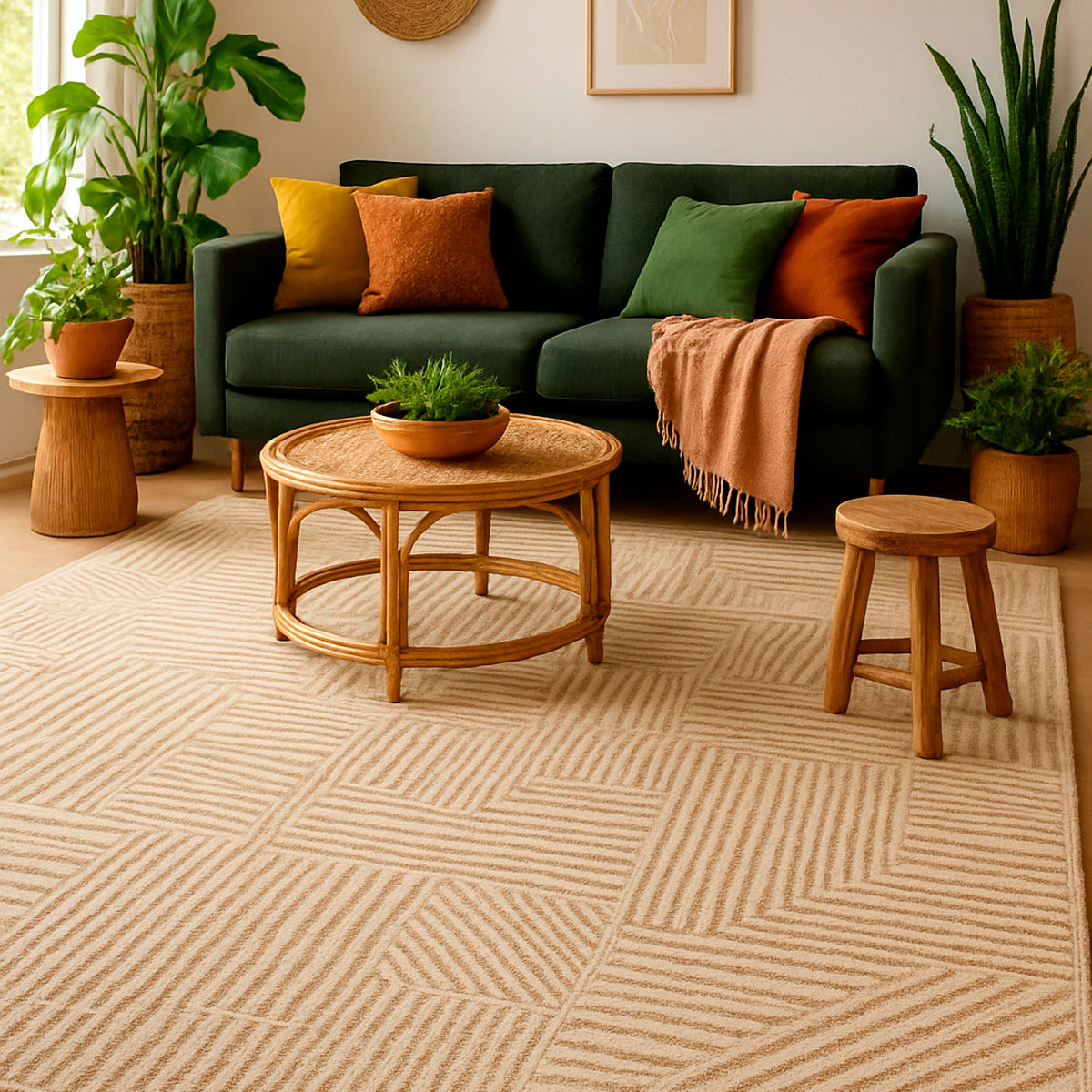 Alfombra ZOE beige 120x160cm