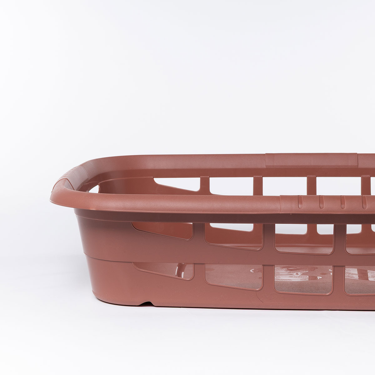 Cesto de ropa bajo de terracota 25L