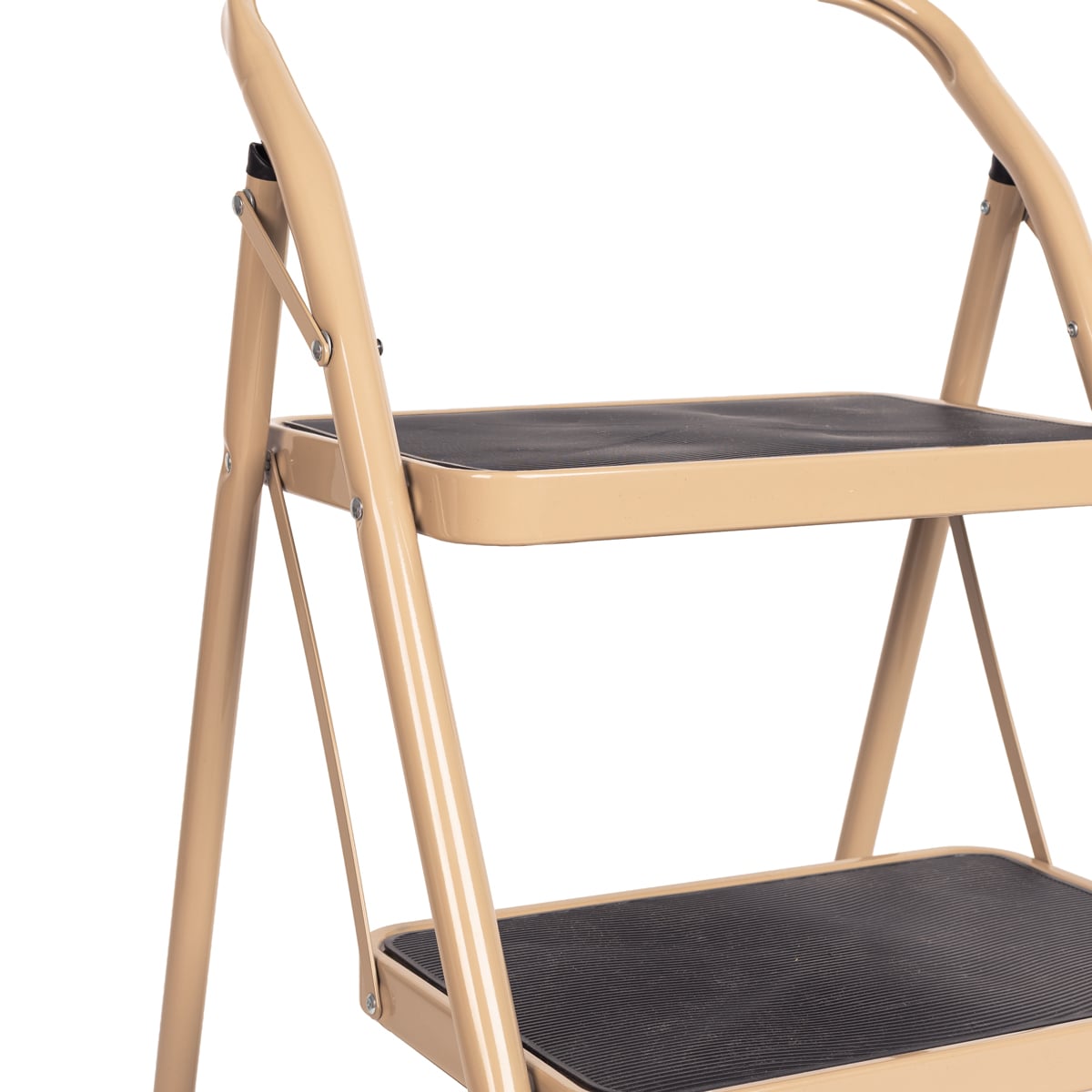 Escalera crema con 2 pelda&ntilde;os
