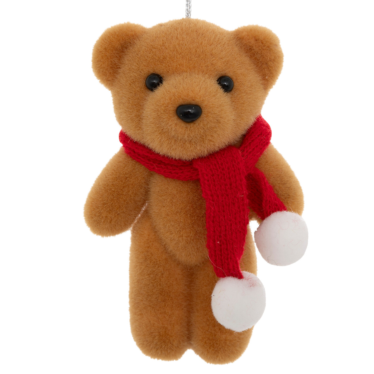 Set de 2 Adorno navide&ntilde;os de oso con bufanda 12cm 