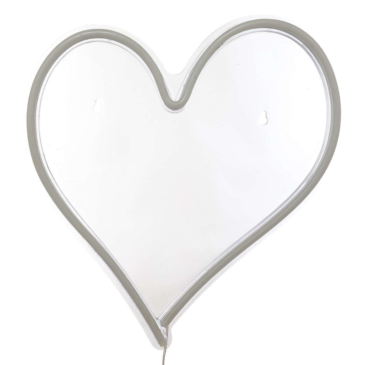 Decoración mural led neon corazón