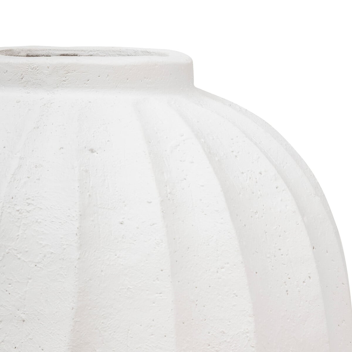 Jarr&oacute;n AMIA blanco de cer&aacute;mica 44.5cm
