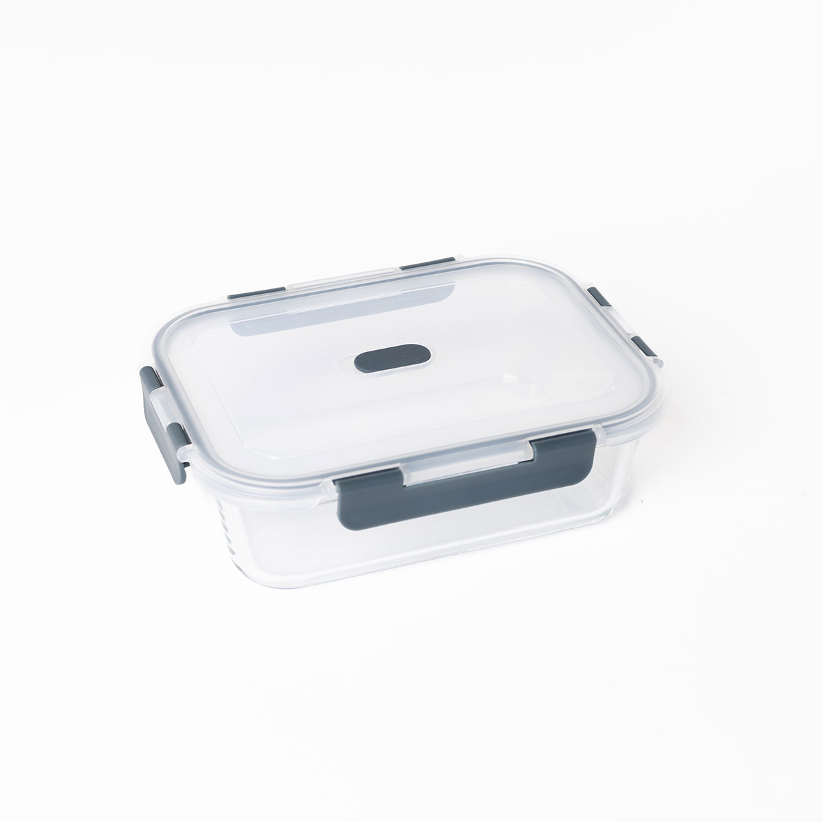 Hermético Rectangular Vidrio 1.5L