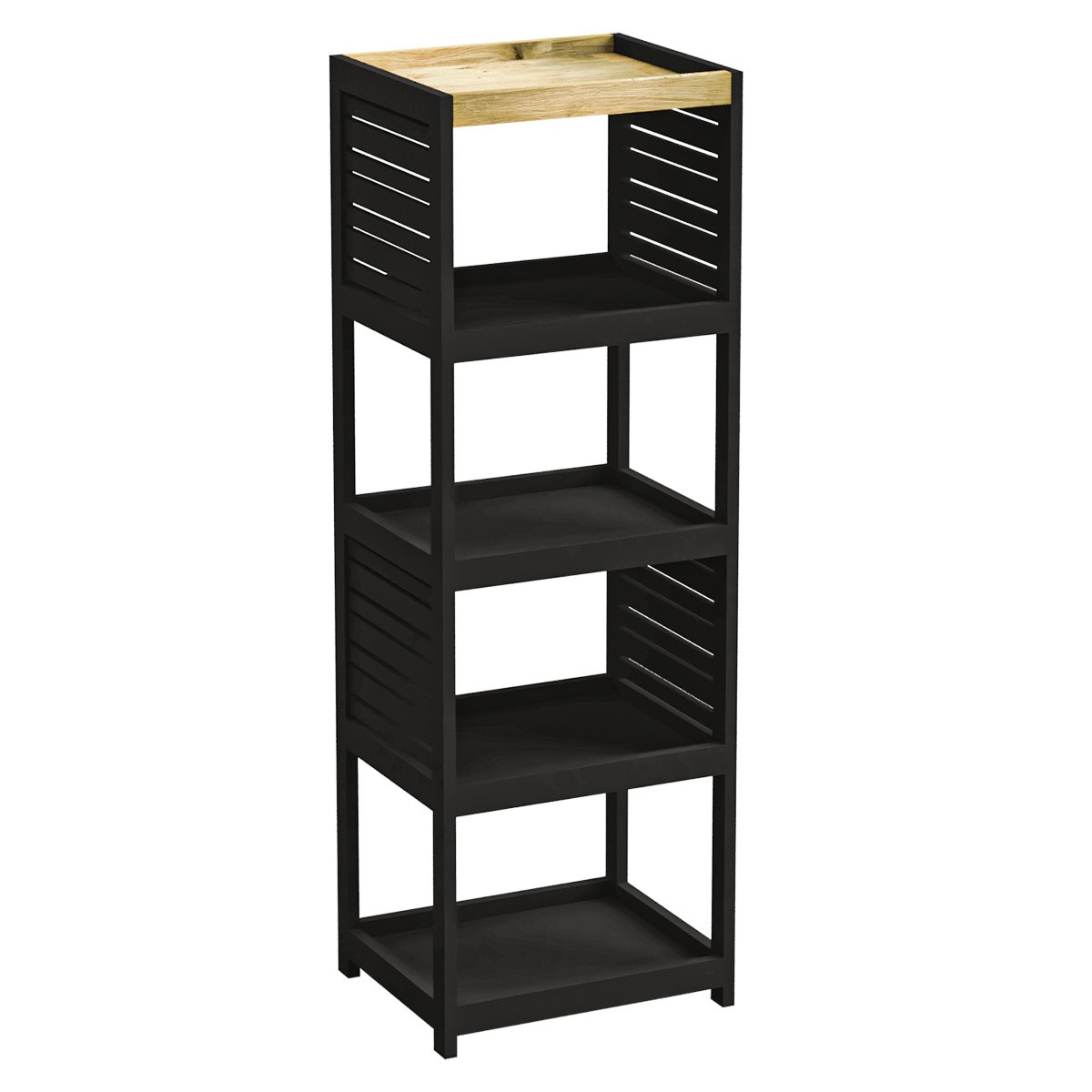 Mueble con 5 niveles CANCUN negro