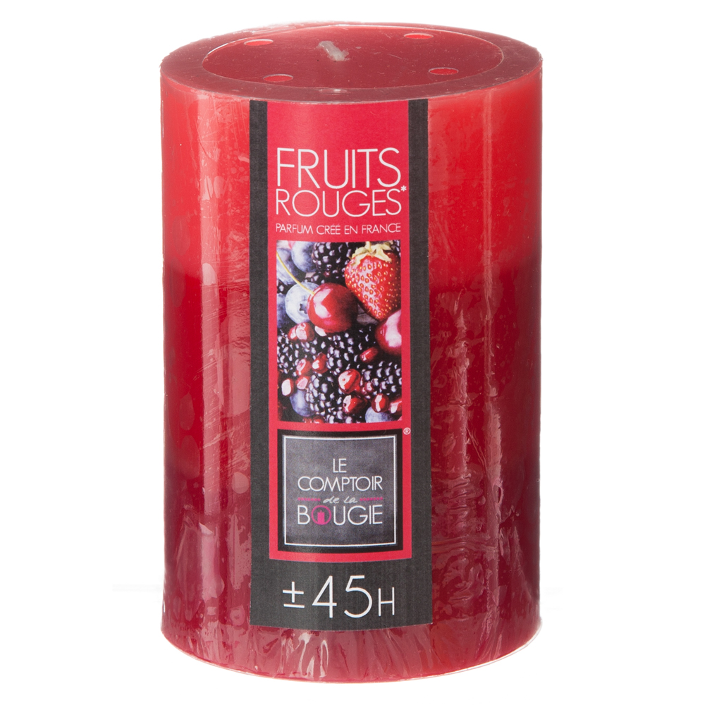 Vela Perfumada Aroma Frutos Rojos 7x10Cm