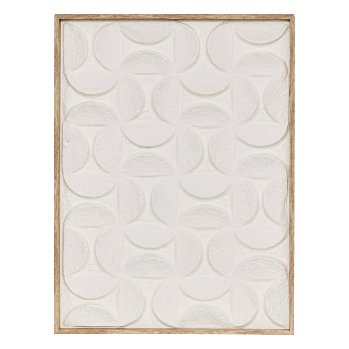 Cuadro decorativo 3D KAILANI blanco 80x60cm