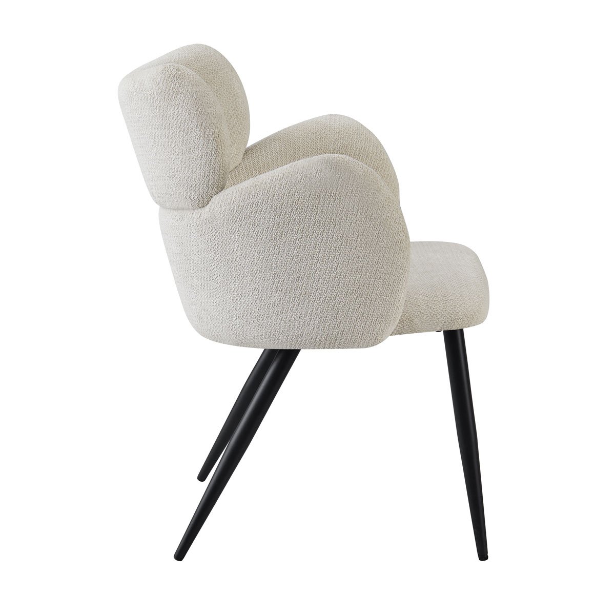 Sill&oacute;n GONDAR de tela beige