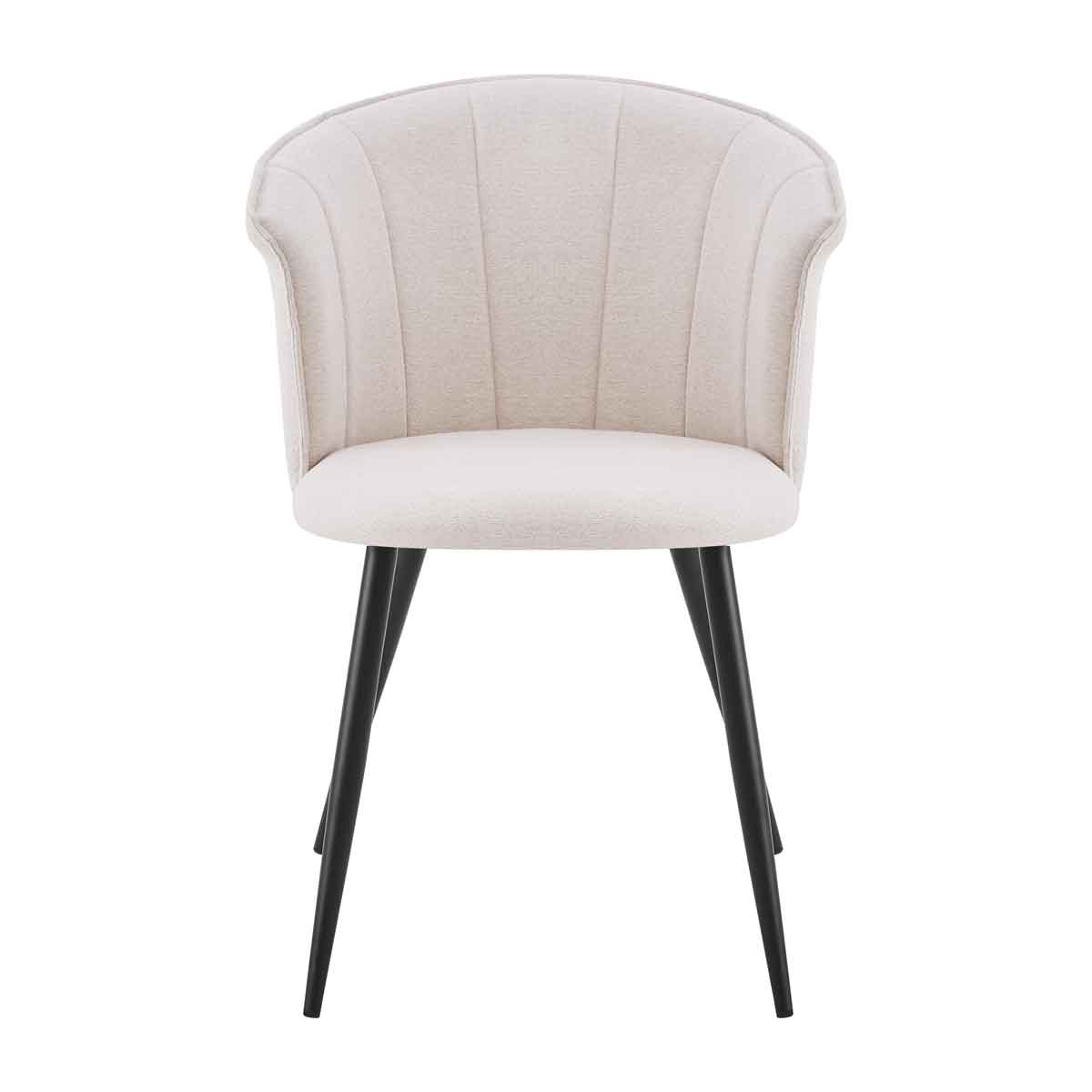 Silla LOLA beige  de tejido