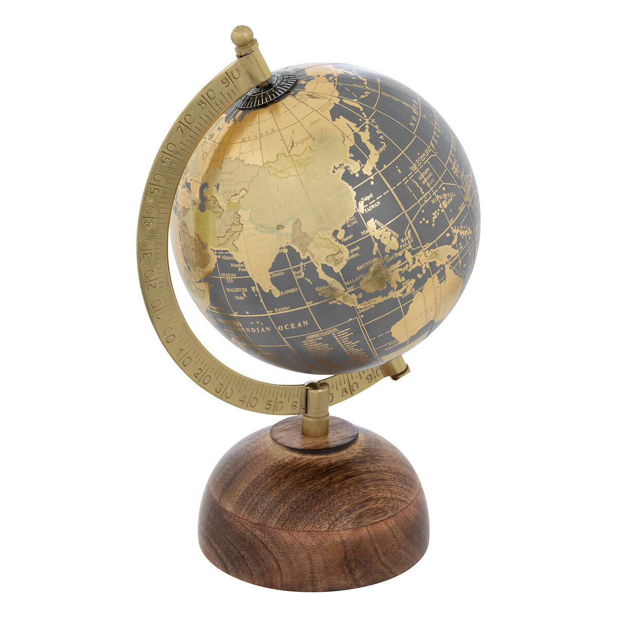 Globo decorativo AFONSO de madera de mango 24cm