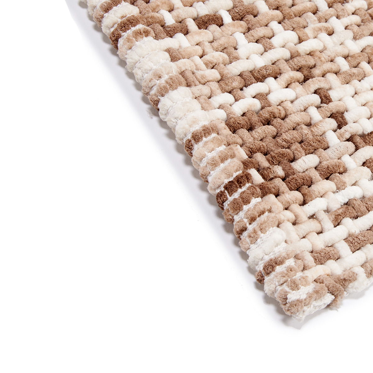 Alfombra beige de malla 50x80cm