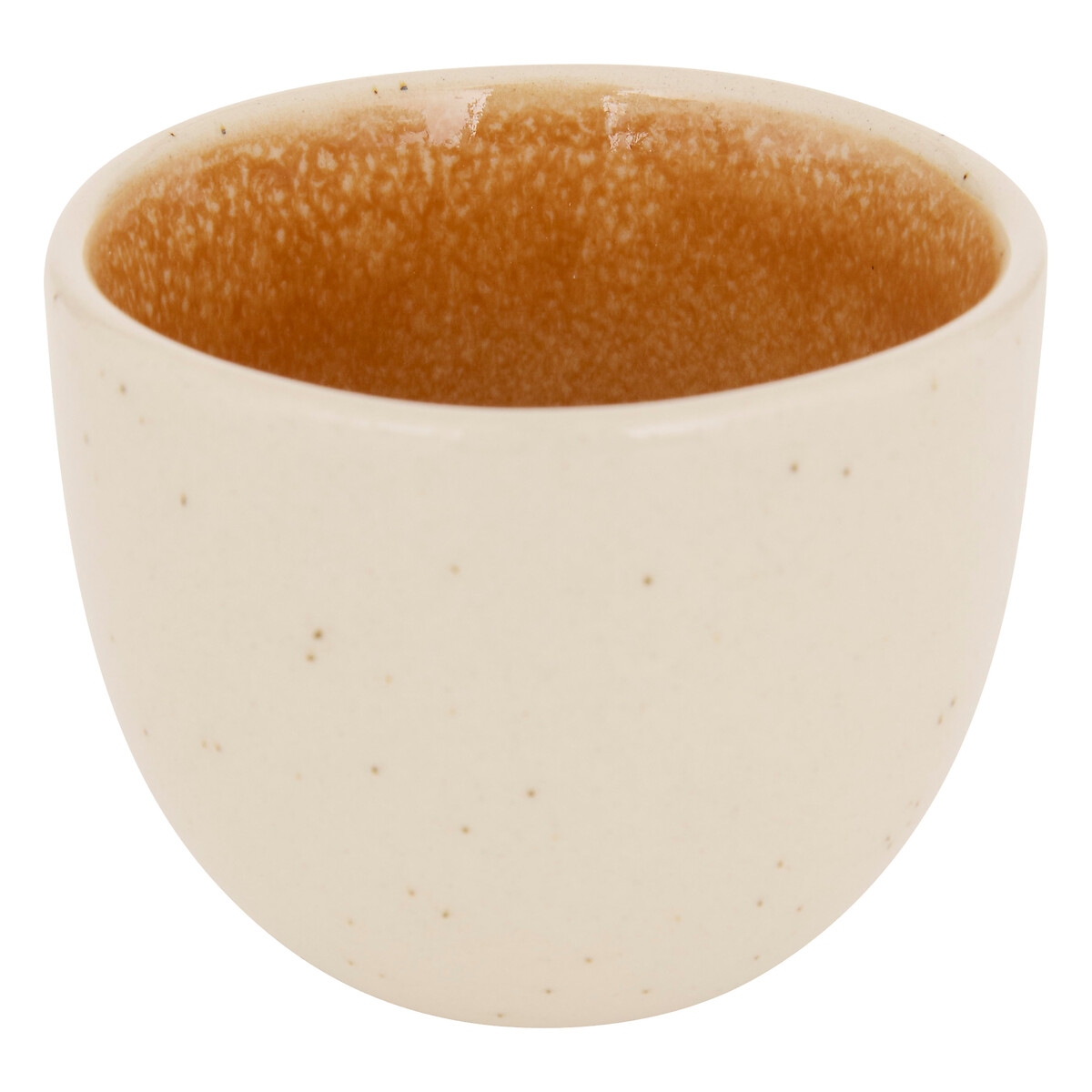 Taza de café WONJA ocre de porcelana 10cl