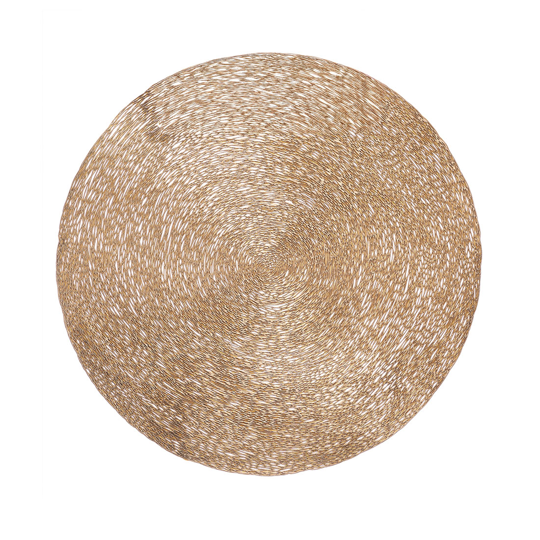 Mantel individual redondo dorado 38cm