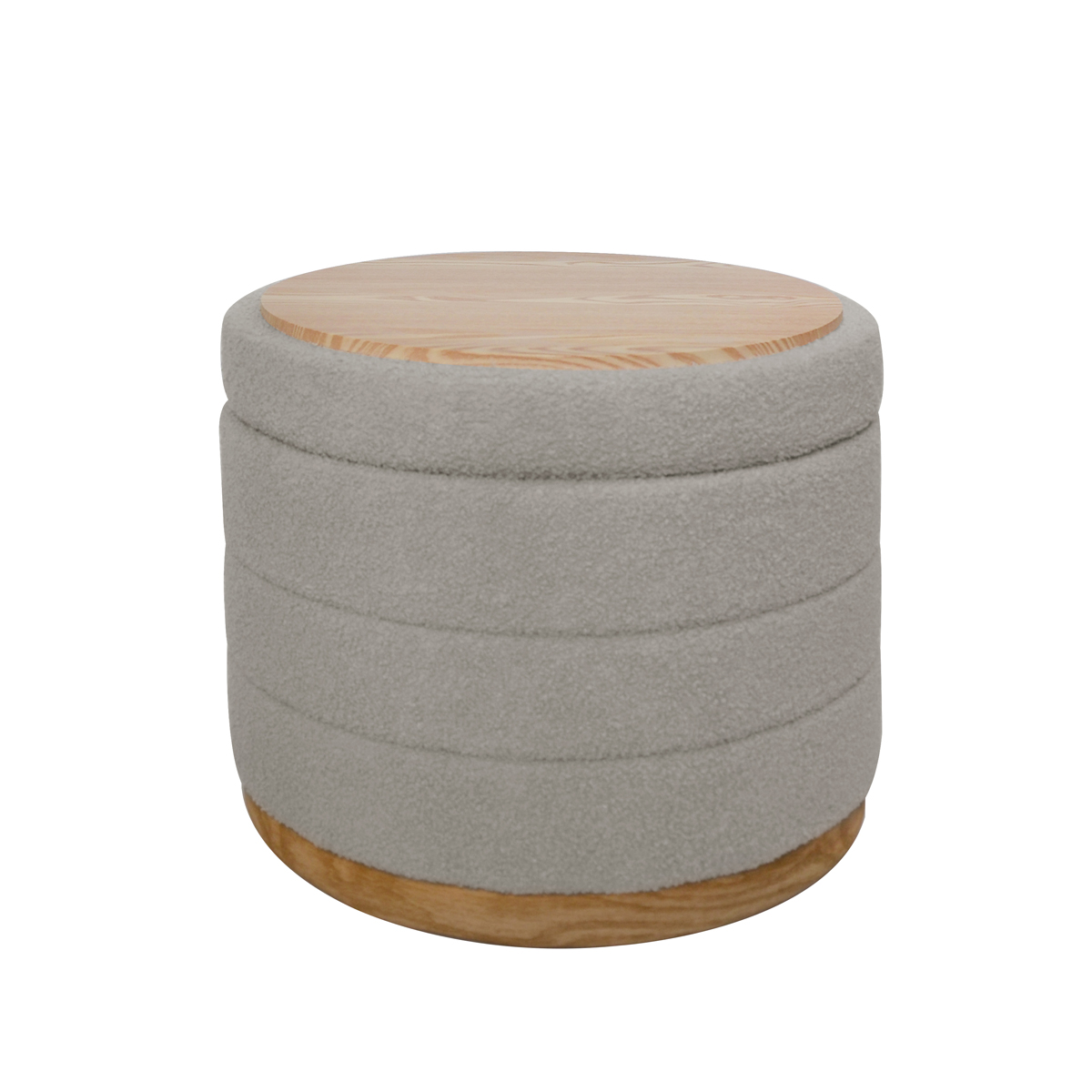 Puf/mesa BATH gris 44x56cm