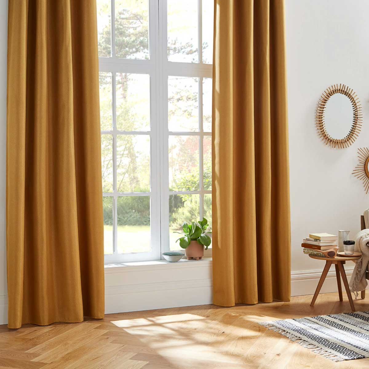 Cortina Opaca Elena Ocre 140x260Cm