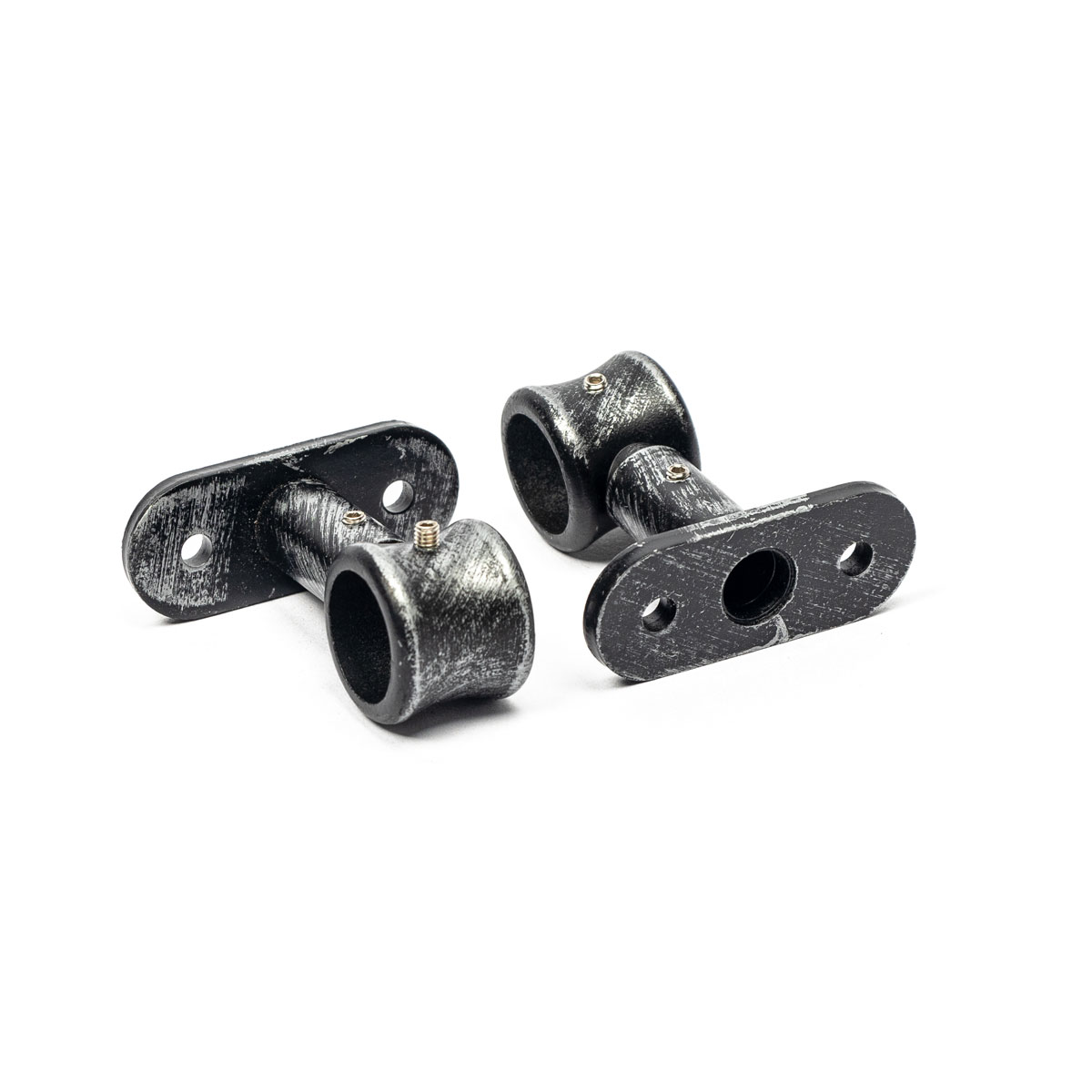 Juego De 2 Soportes D20 50Mm Negro