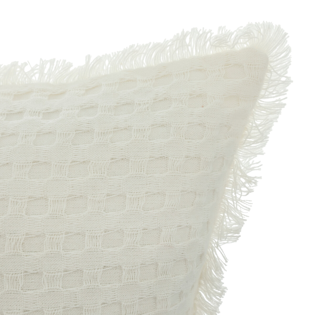 Almohada The floral Waffle Blanca 30x50Cm