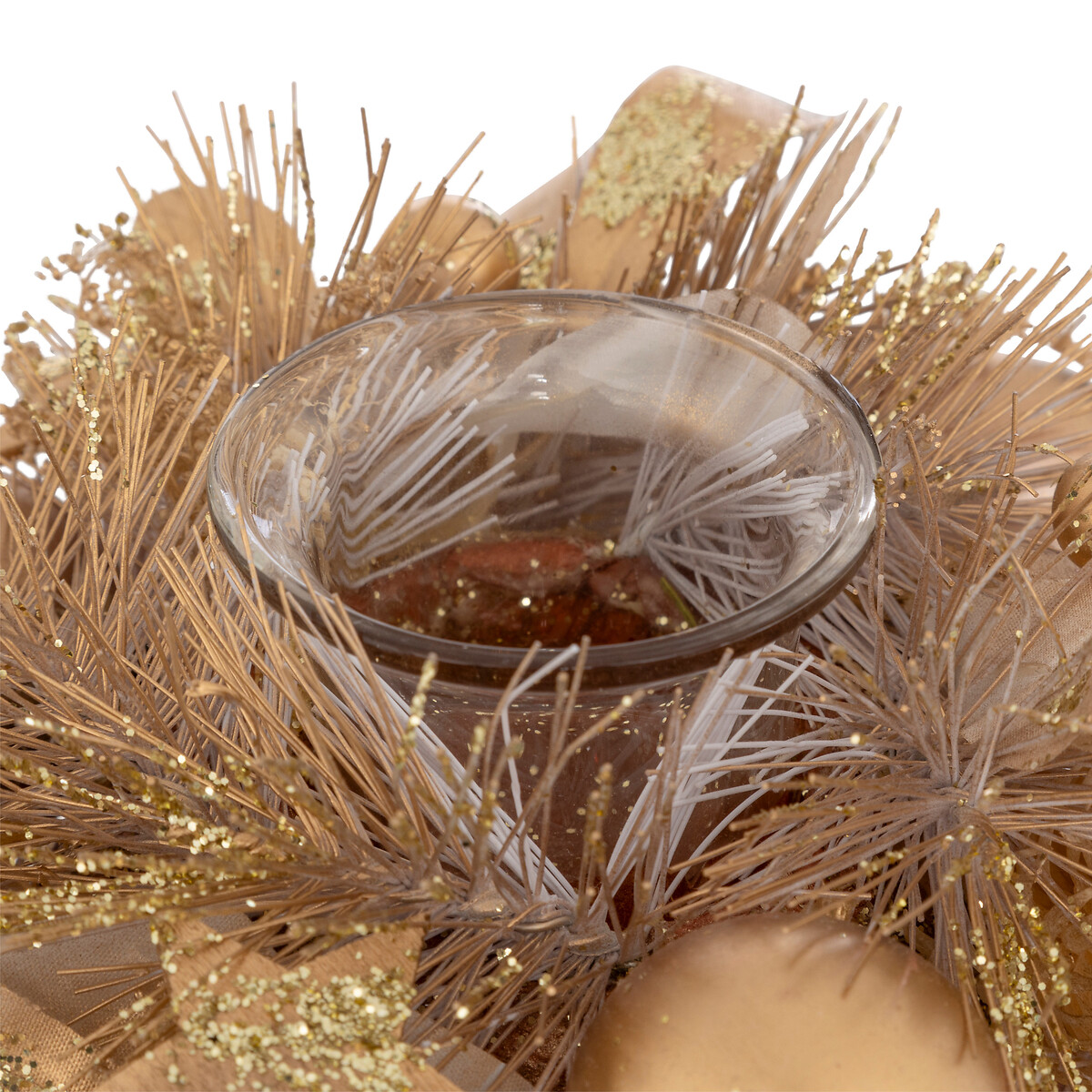 Portavelas Para 1 Vela Dorado