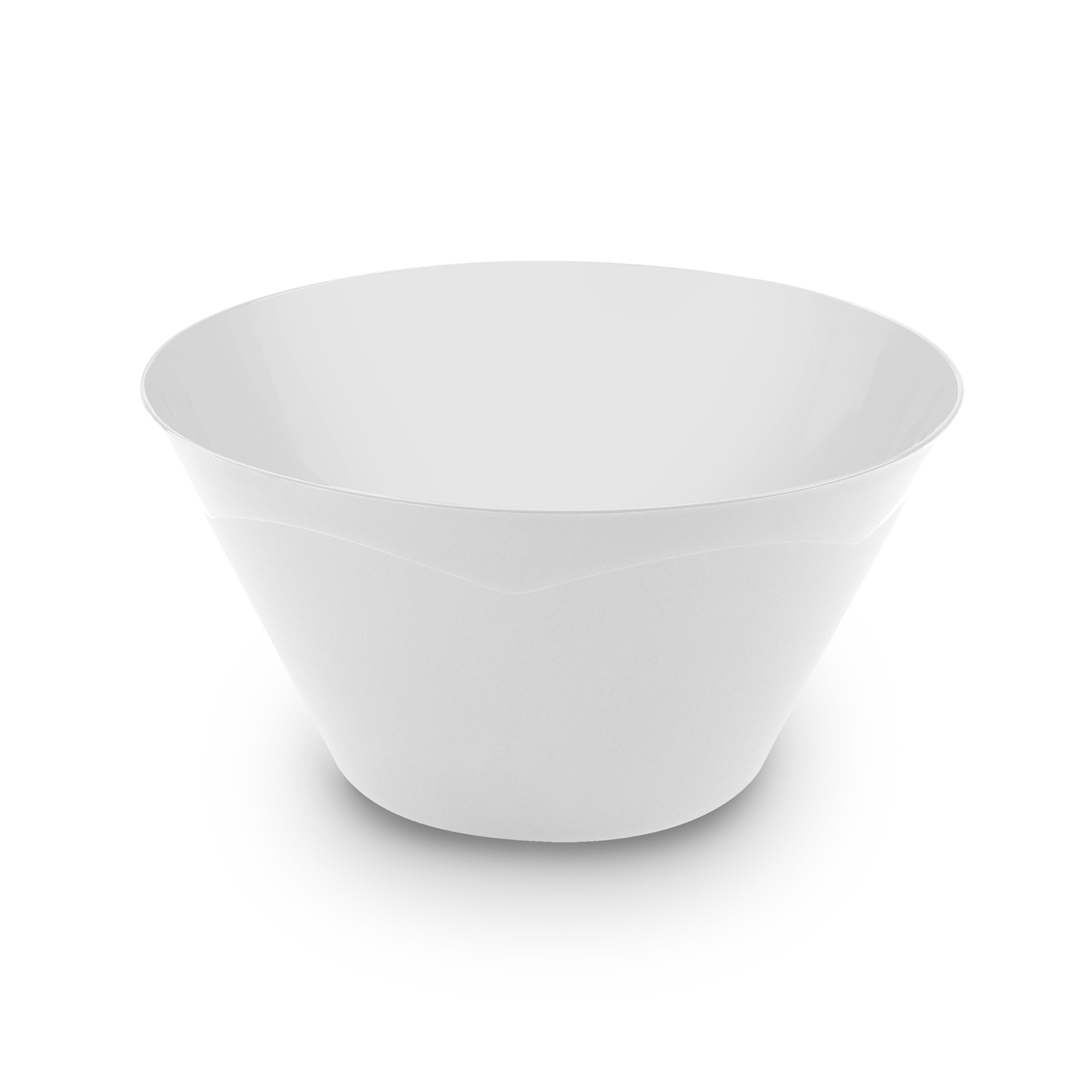 Ensaladera De Plástico Color Blanco 3.3L