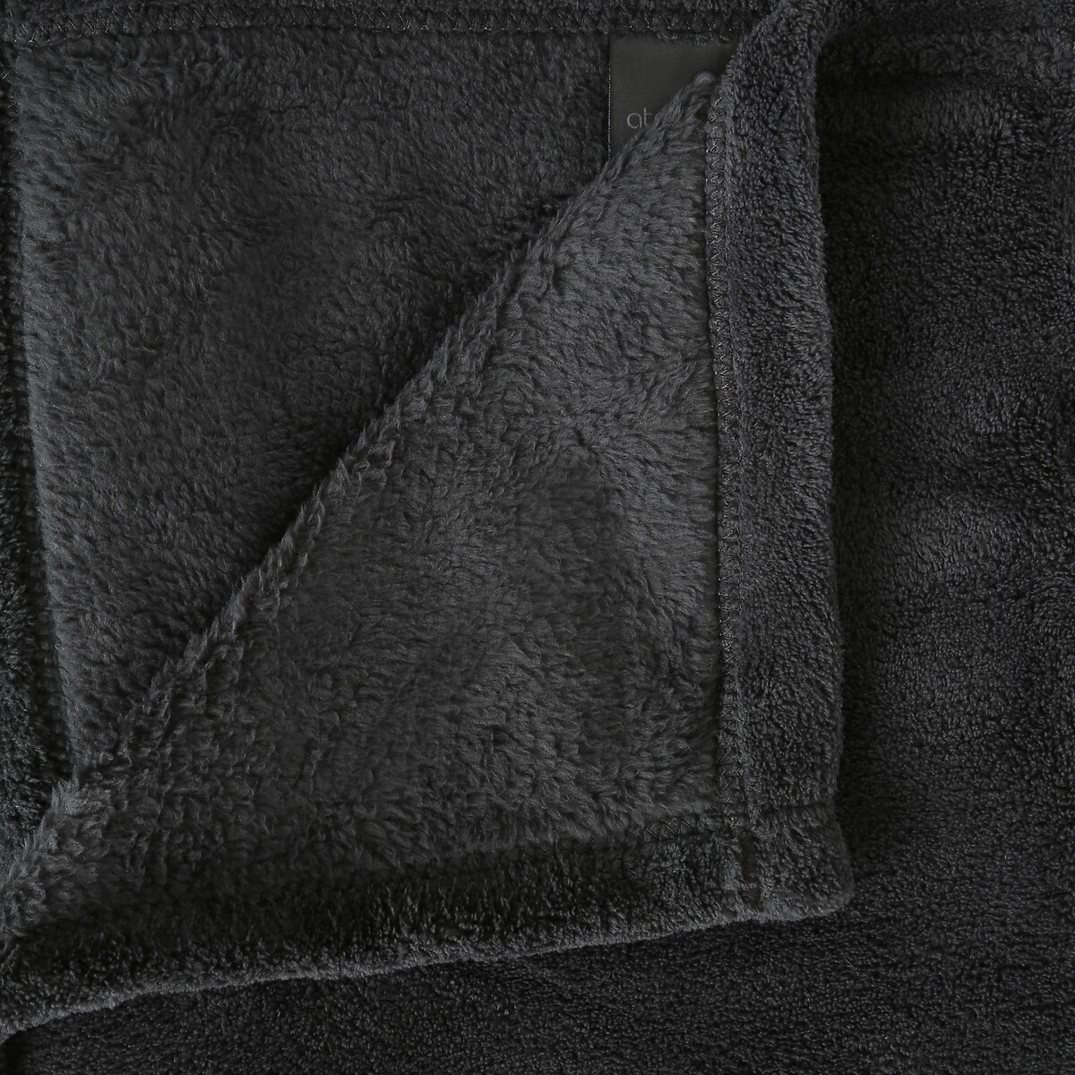 Manta Microfibra Gris Oscuro 125x150Cm