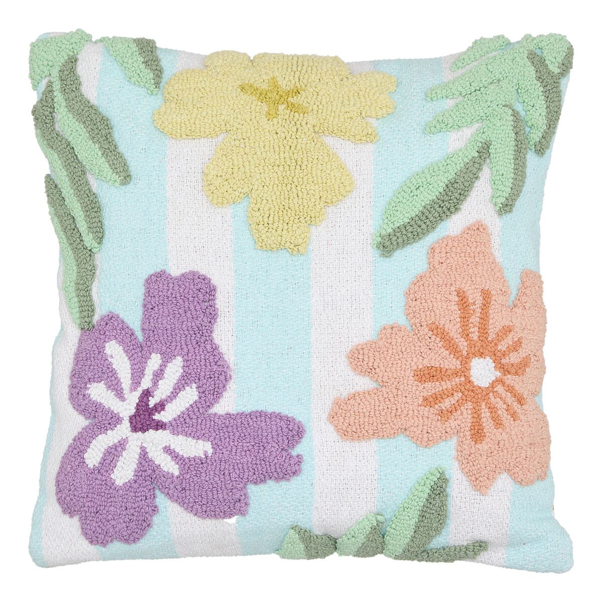 Coj&iacute;n FLEURS SAUVAGES verde 45x45cm