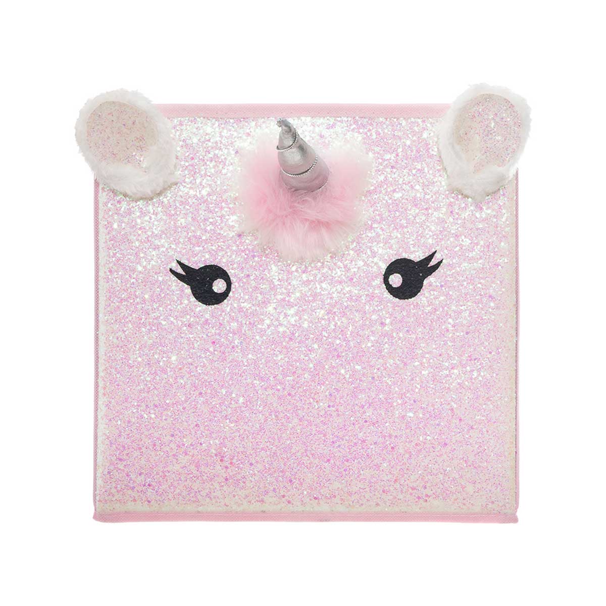 Cubo De Almacenaje Unicornio 29x31Cm