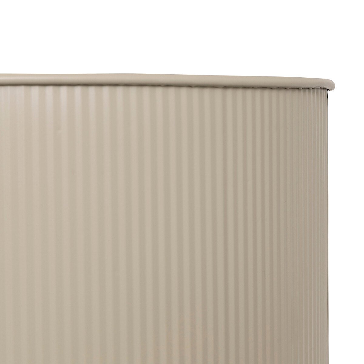 Macetero AZE de metal beige 44,3cm