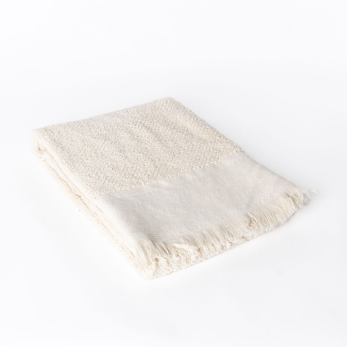 Juego de 3 toallas de ba&ntilde;o ZOE natural