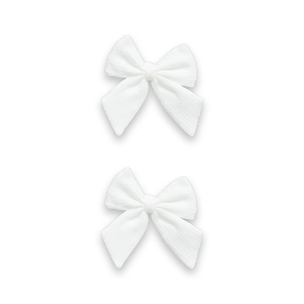 Set de 2 Lazos Blancos 10cm 