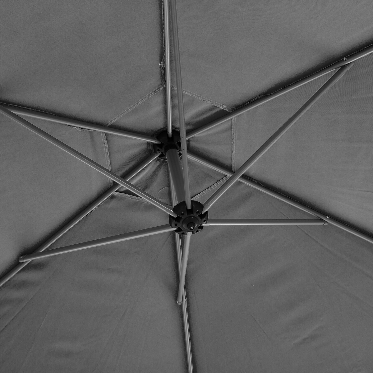 Parasol MANOA exc&eacute;ntrico gris ard&oacute;sia 3m