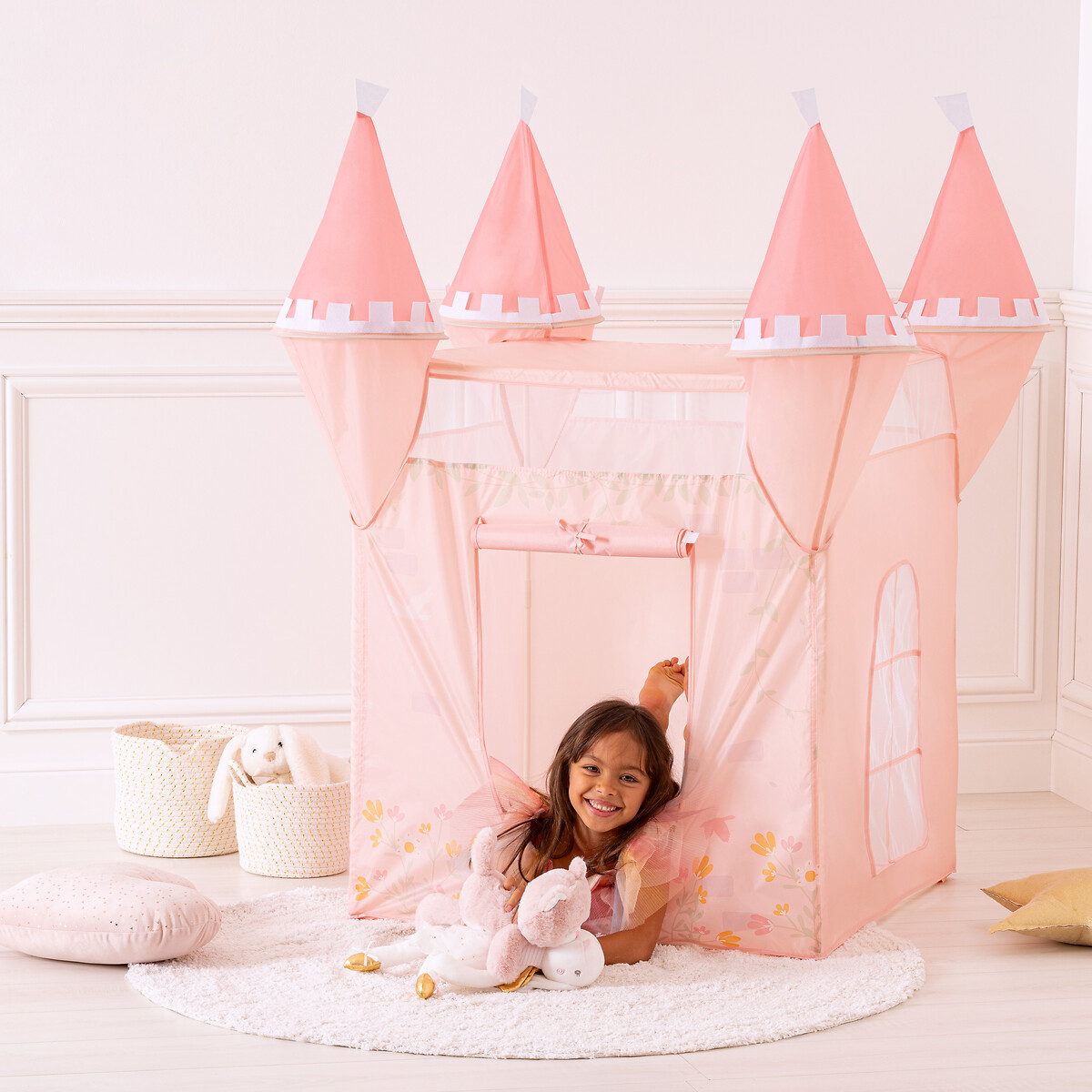 Tienda POP UP castillo rosa