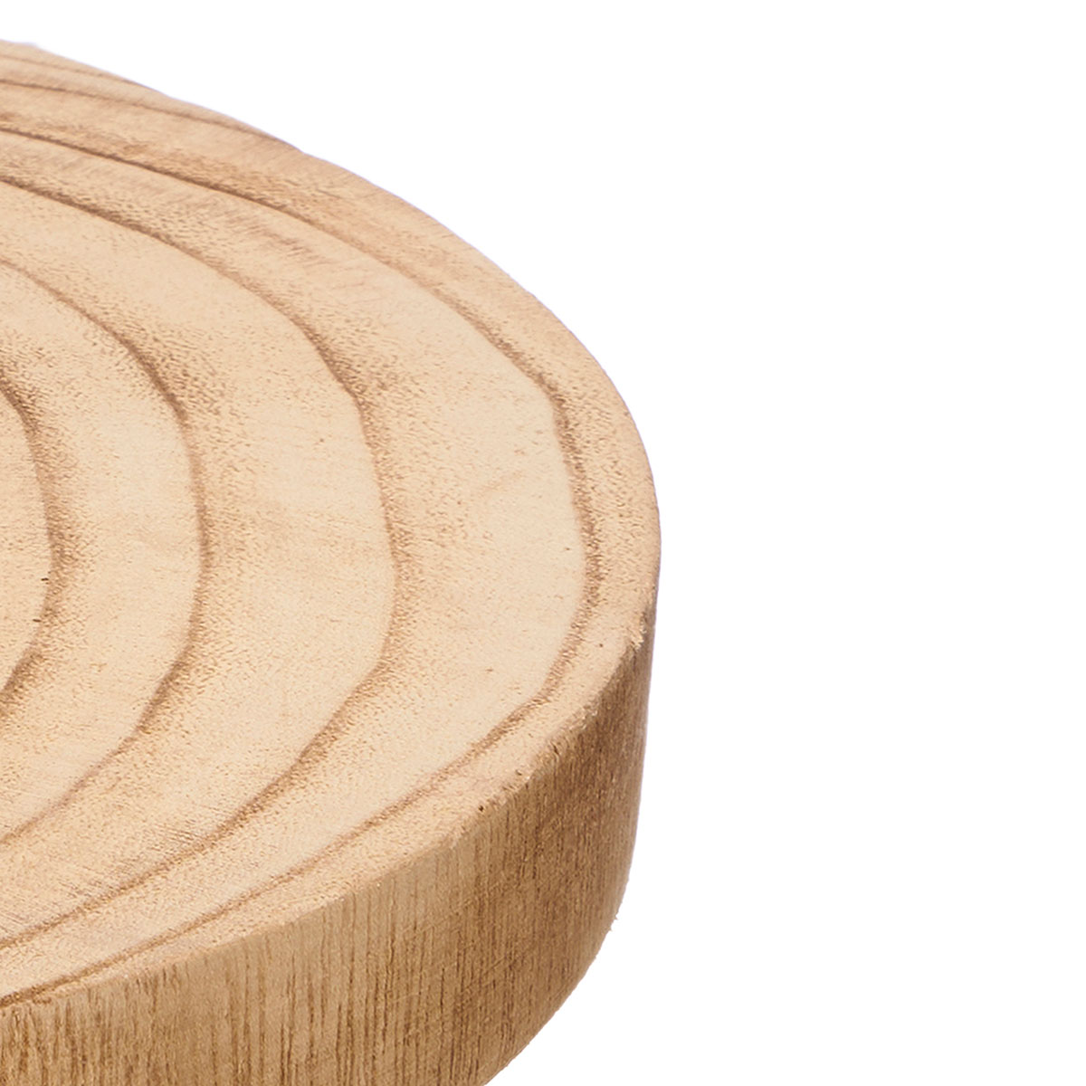 Base Redonda De Madera Quemada 28.5cm