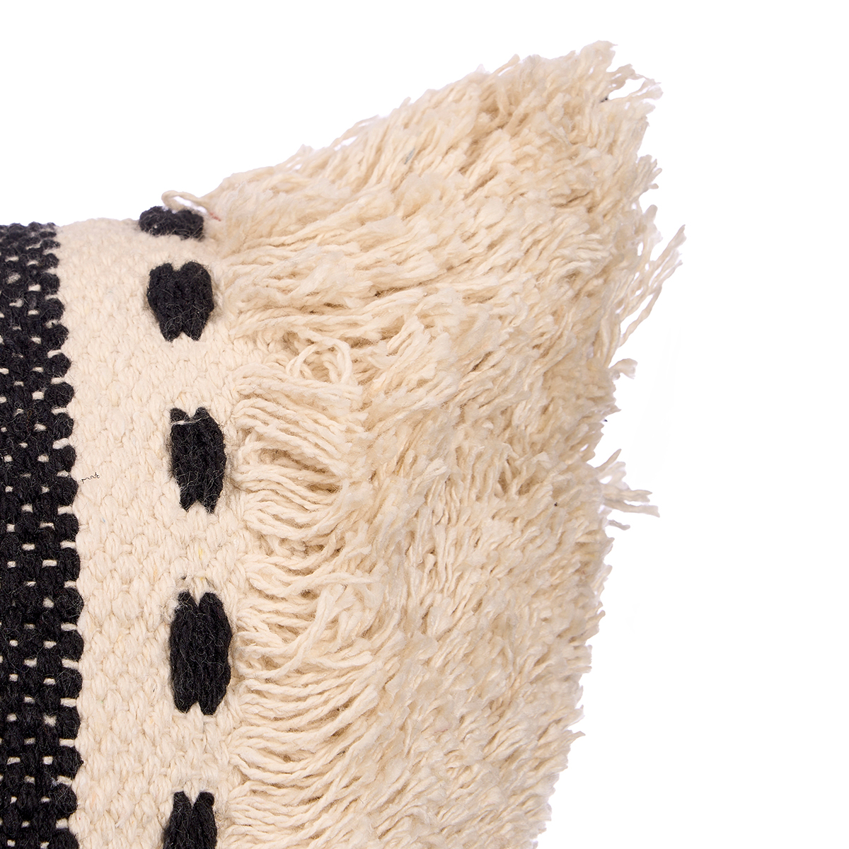 Coj&iacute;n a rayas de algod&oacute;n 45x45cm