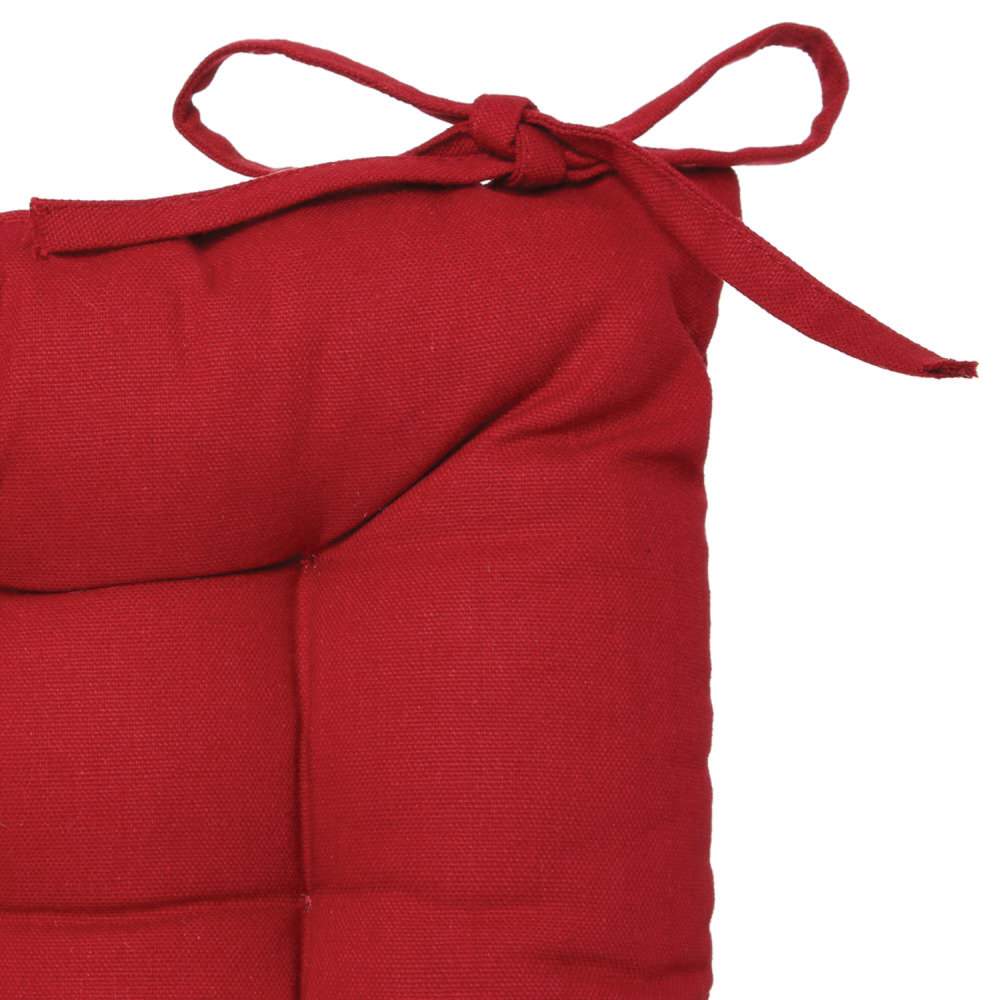 Cojín Para Silla Rojo 38x38Cm