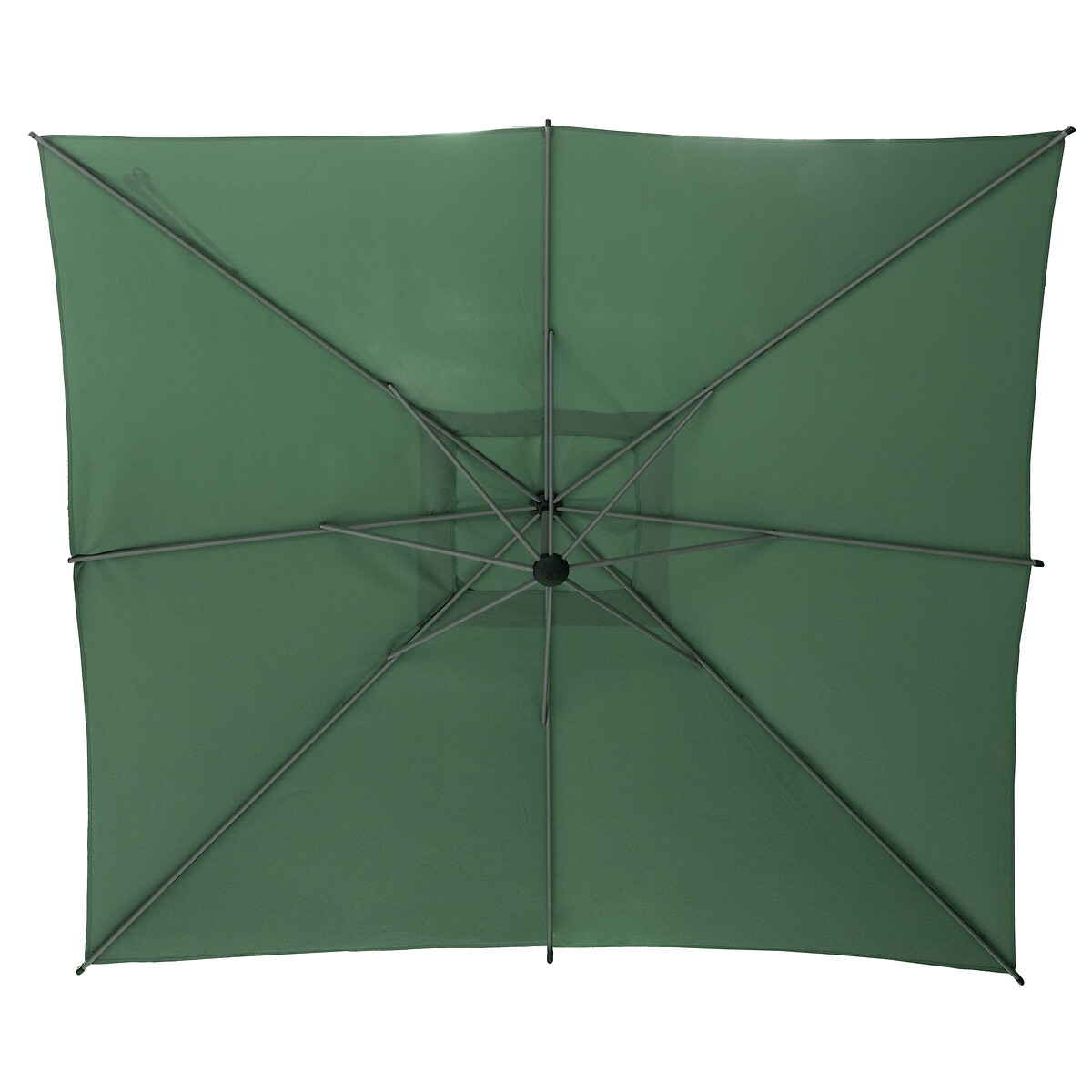 Parasol exc&eacute;ntrico MANOA verde oliva 2.5x2.5m