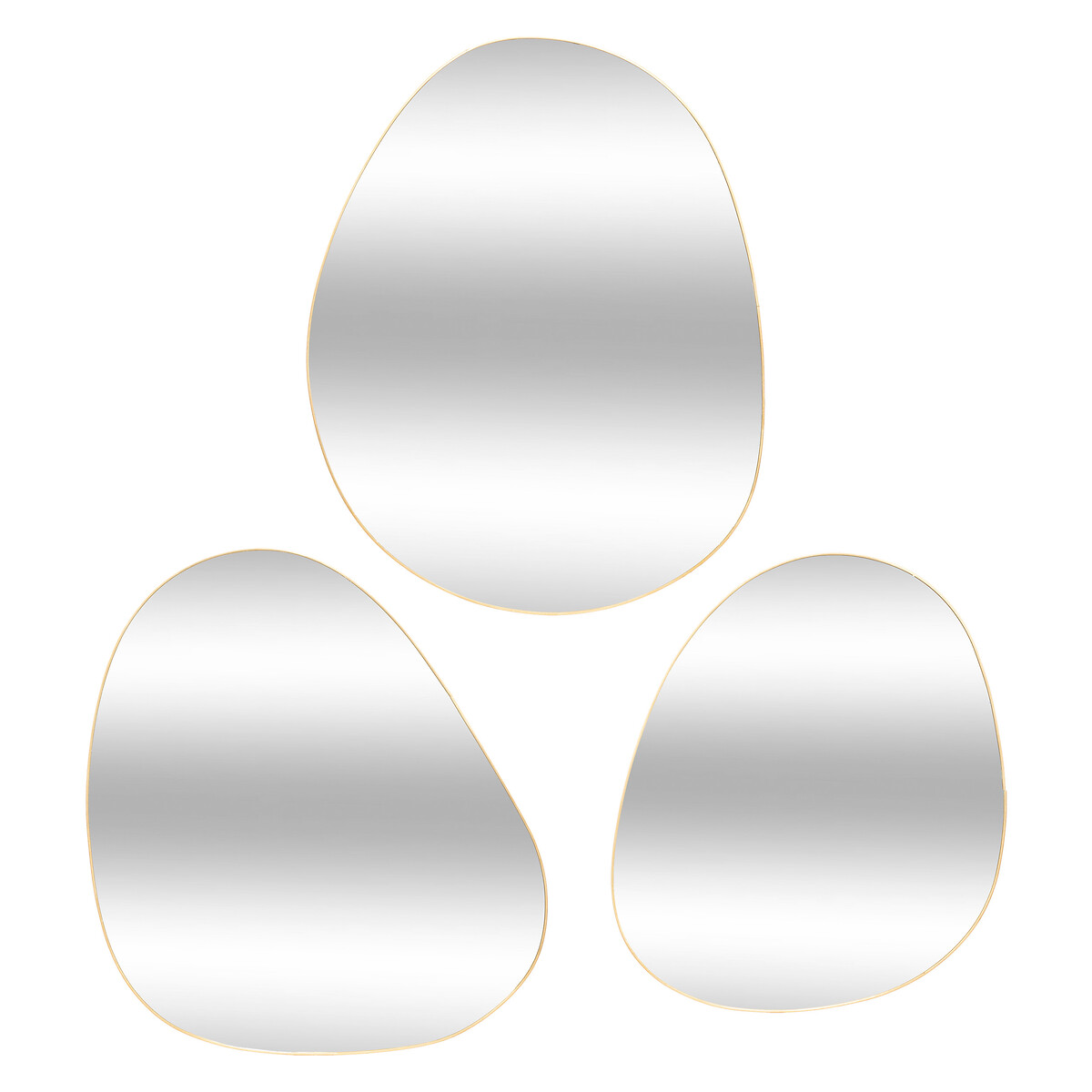 Juego 3 Espejos De Pared Lida