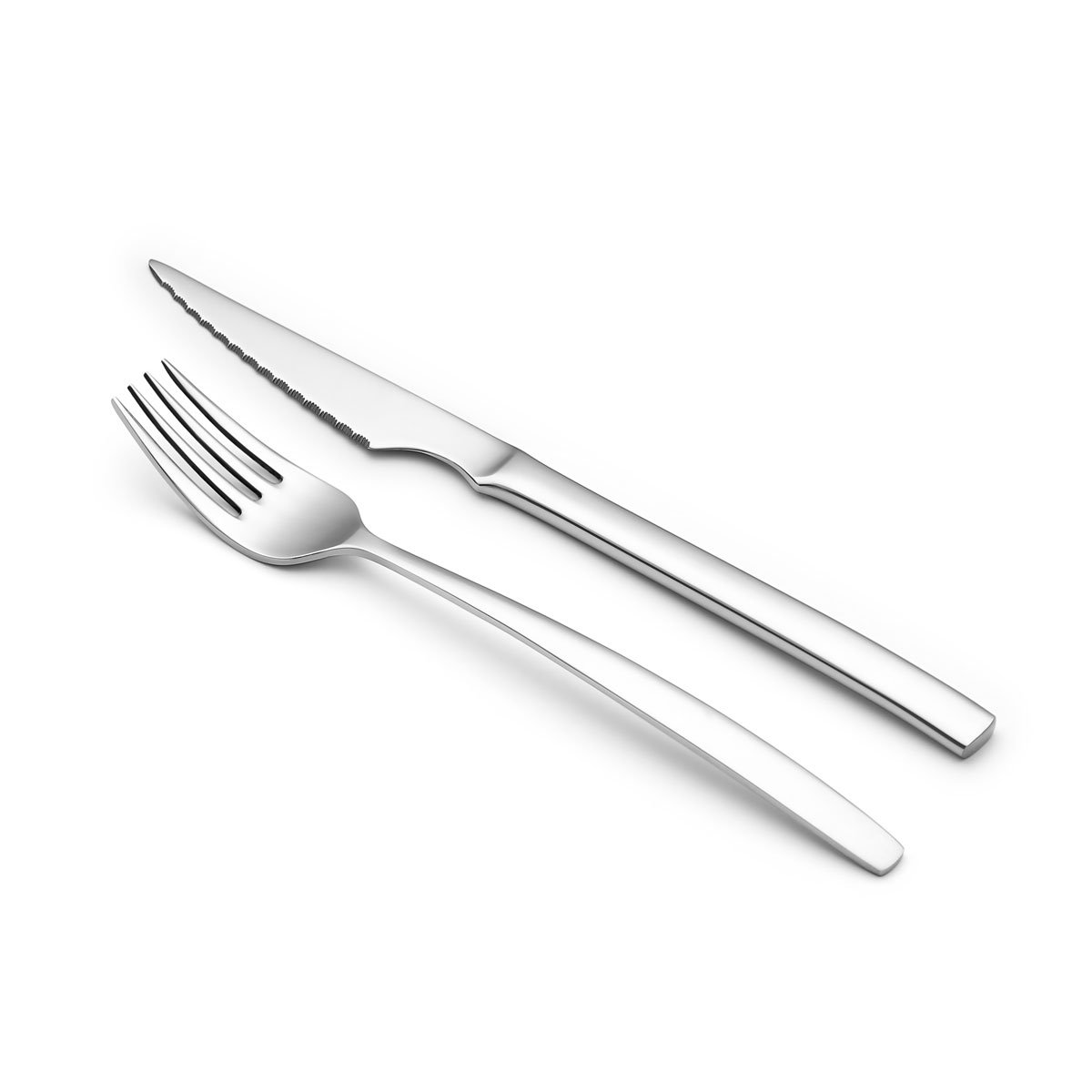 Cuchillo Chuletero+Tenedor De Mesa