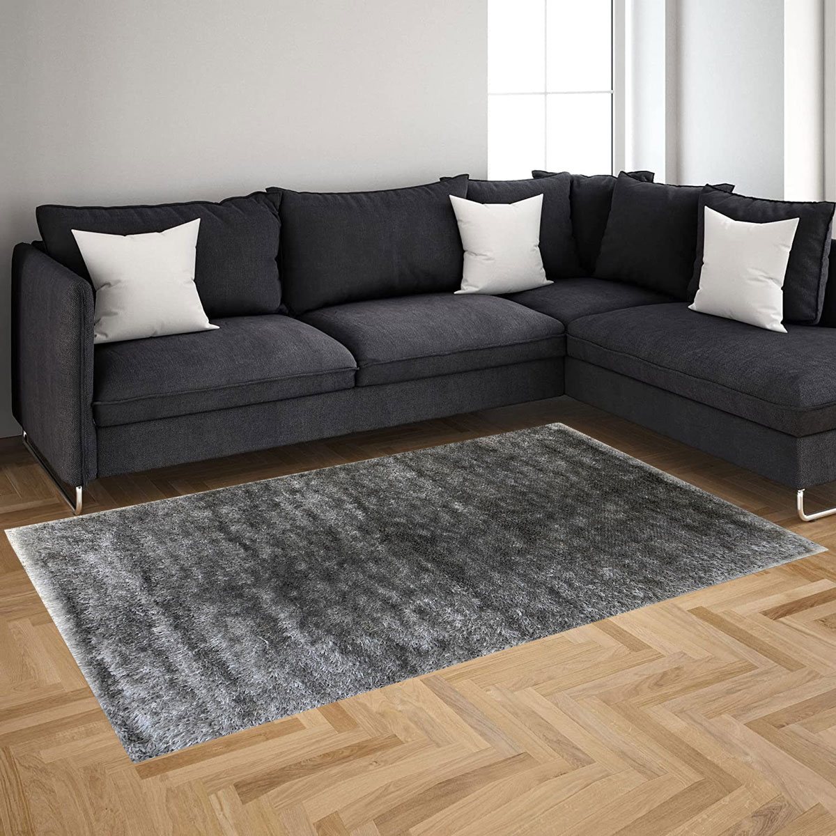 Alfombra Sabugal Gris 140x190Cm