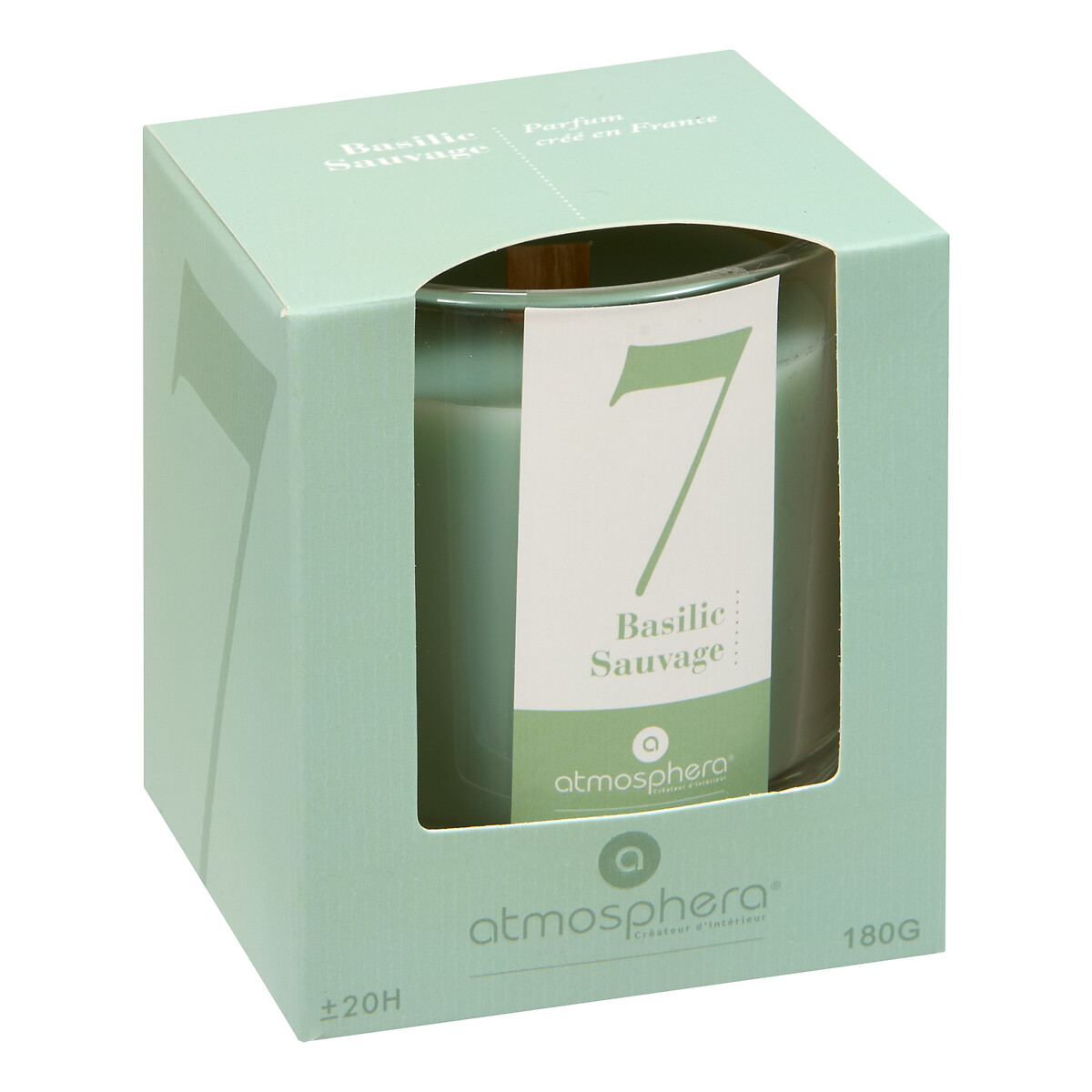 Vela perfumada en vaso de vidrio NUMIA 180g