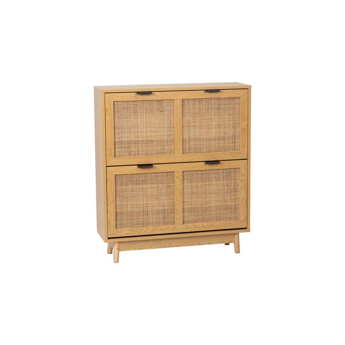 Sapateira Em Rattan Com 4 Compartimentos