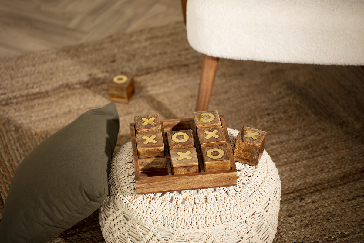  Juego 3 En Raya Decorativo 23x23Cm