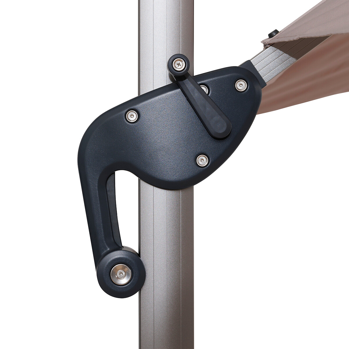 Parasol EQUADOR gris pardo adonizado 3x4m