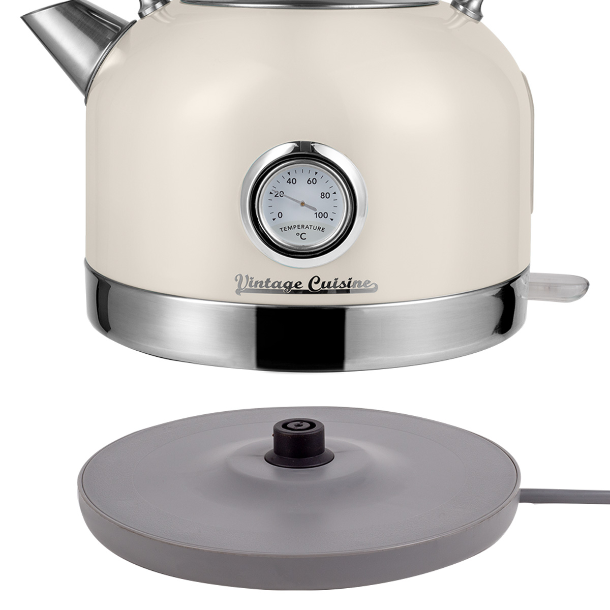 Chaleira El&eacute;trica Vintage Cuisine Creme 2200W