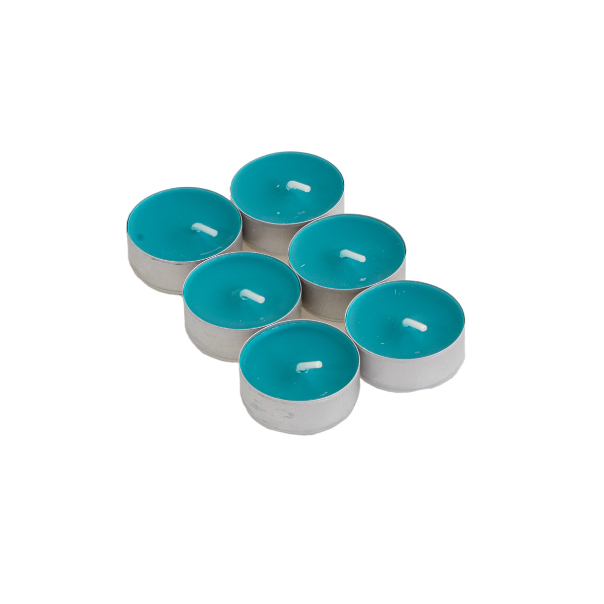 Conjunto De 6 Tealights Perfumadas De Cedro