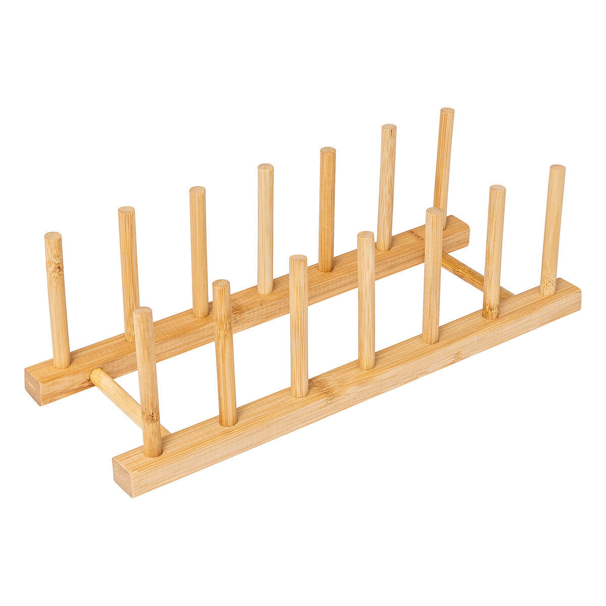 Soporte de bamb&uacute; para 6 platos
