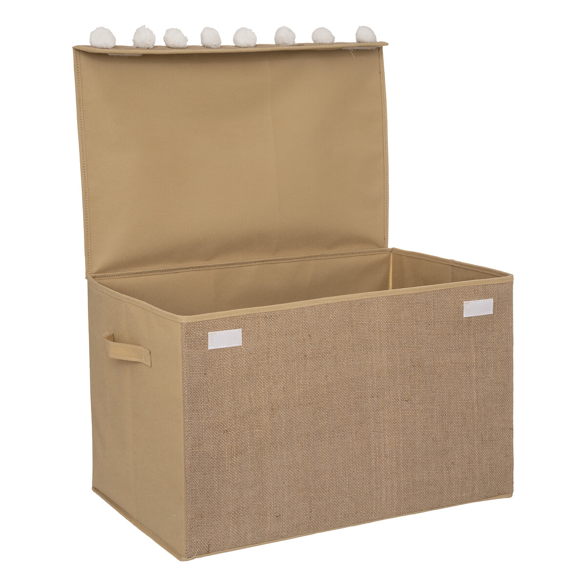 Caja de almacenaje OASIS con pompones 